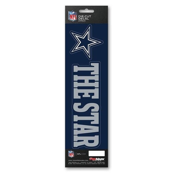 Bookazine Dallas Cowboys Decal Die Cut Slogan Pack 8162029109 - main